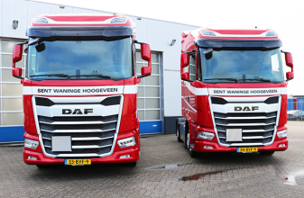 Twee prachtige DAF XG's voor Sent Waninge Transport